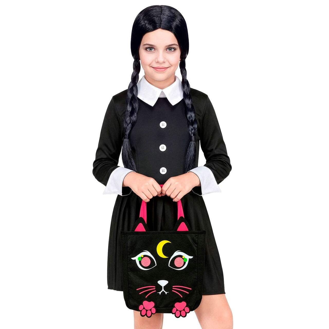 Op deze afbeelding zie je een Accessoires, van het merk Widmann. Trick Or Treat Katten Tas