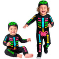 Colored Skeleton Kind Kostuum
