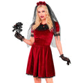 Gothic Vampier Bruid Vrouw Kostuum