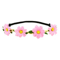 Boho Bloemen Hoofdband Roze