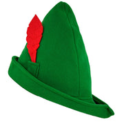 Op deze afbeelding zie je een Accessoires, van het merk Widmann. Groene Robin Hood Hoed