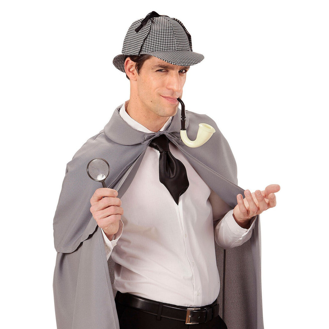 Op deze afbeelding zie je een Accessoires, van het merk Widmann. Set Detective Skluedo