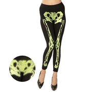Op deze afbeelding zie je een Kostuums, van het merk Widmann. Legging Skelet Neon Groen Chiapas Vrouw