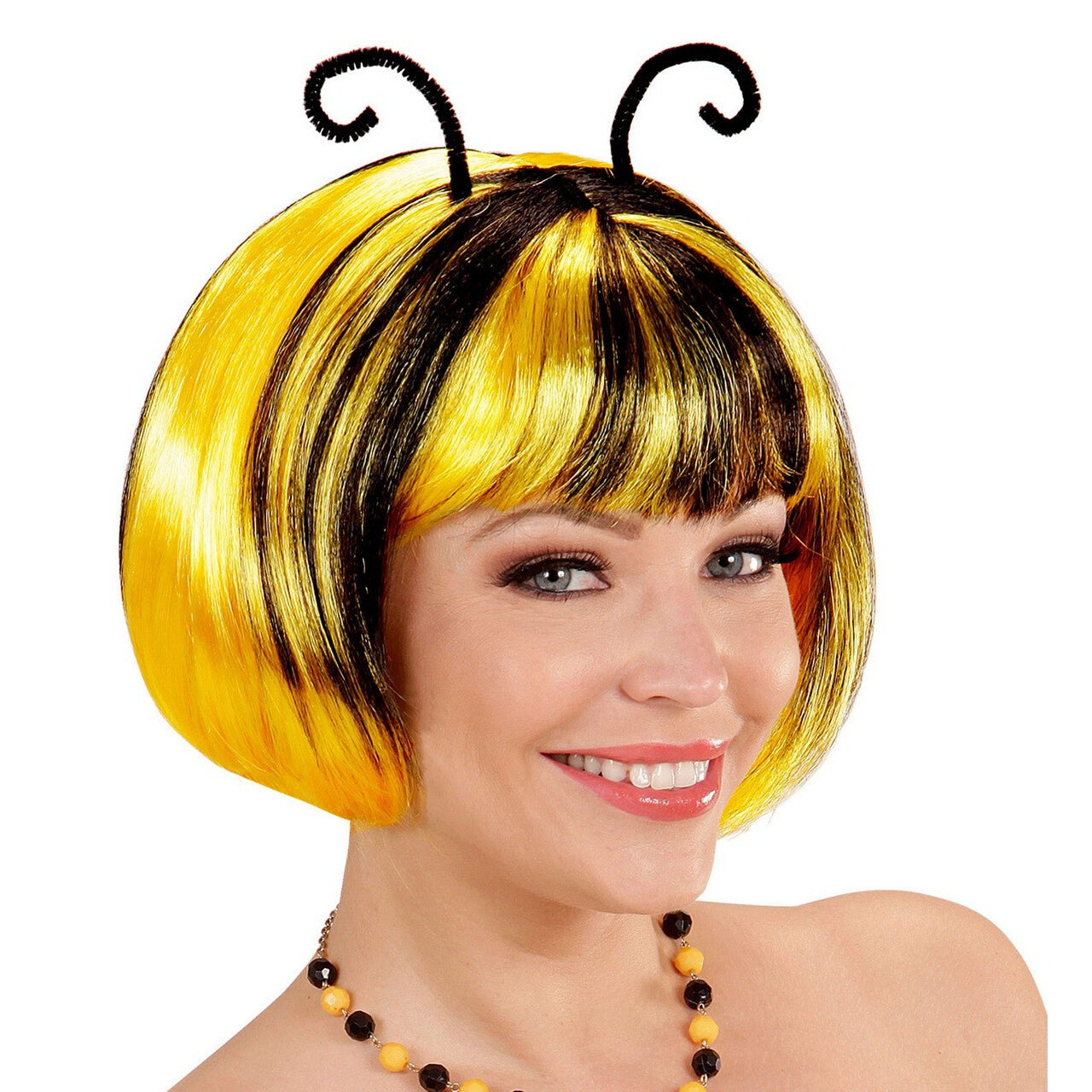Op deze afbeelding zie je een Accessoires, van het merk Widmann. Pruik Grappige Bij
