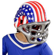 Op deze afbeelding zie je een Accessoires, van het merk Widmann. American Football Helm Opblaasbaar USA Stars And Stripes