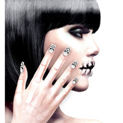 Op deze afbeelding zie je een Accessoires, van het merk Widmann. Enge Nagels Schedels