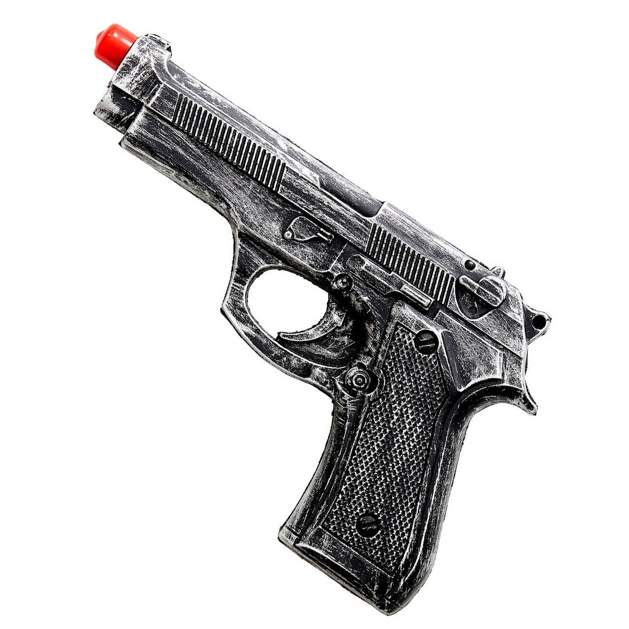 Op deze afbeelding zie je een Accessoires, van het merk Widmann. Foam Latex Pistool Police 19 Centimeter