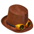 Hoge Hoed Steampunk En Stofbril Thierry