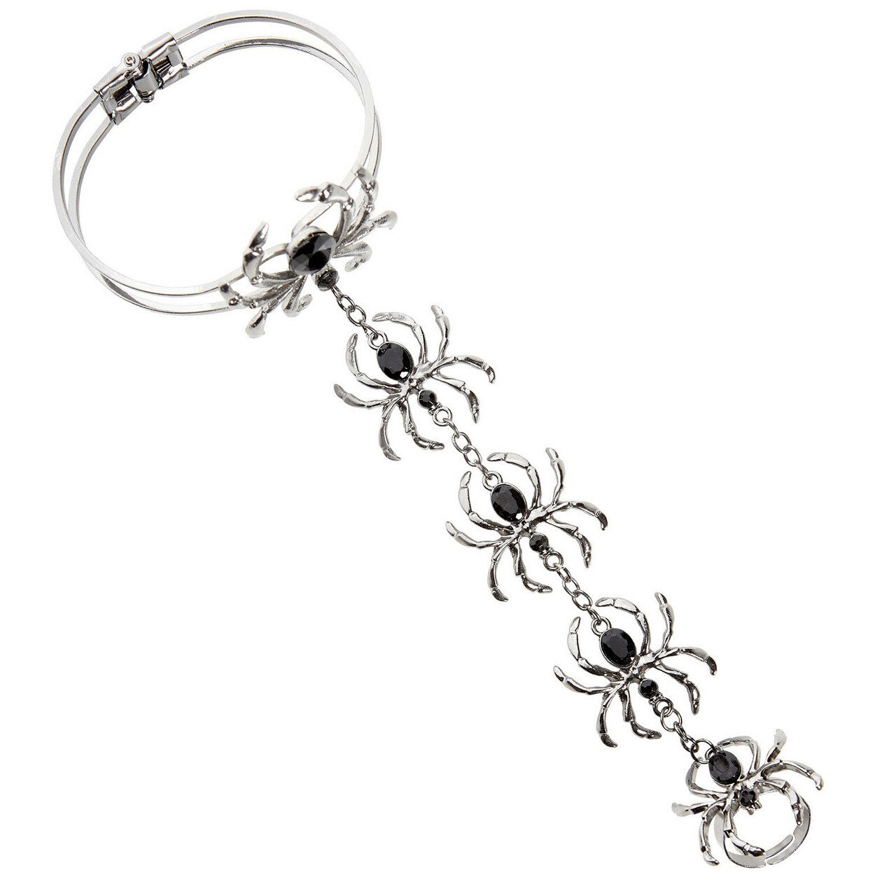 Op deze afbeelding zie je een Accessoires, van het merk Widmann. Ring / Armband Spin Arachnia