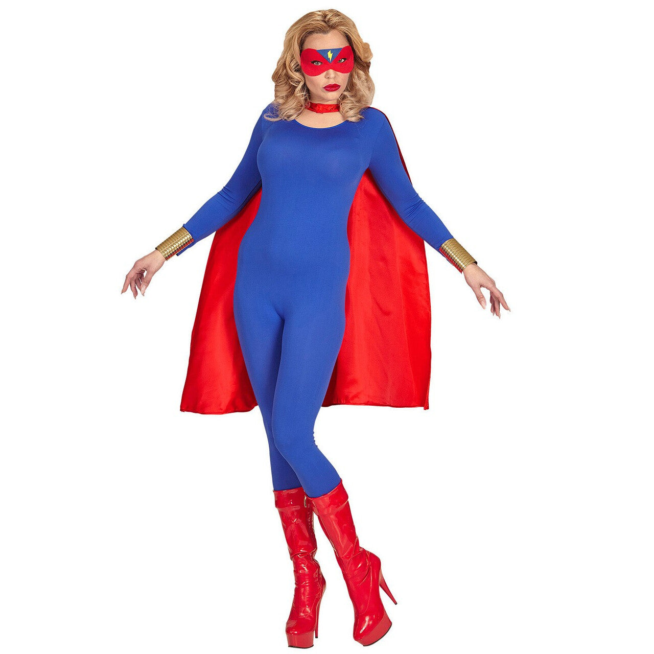 Op deze afbeelding zie je een Accessoires, van het merk Widmann. Super Hero Cape Superblue