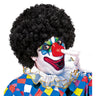 Afro Clownpruik Krullen, Zwart