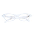Bril, 50s Wit Met Strass