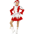Brabantse Majorette Rood Vrouw Kostuum