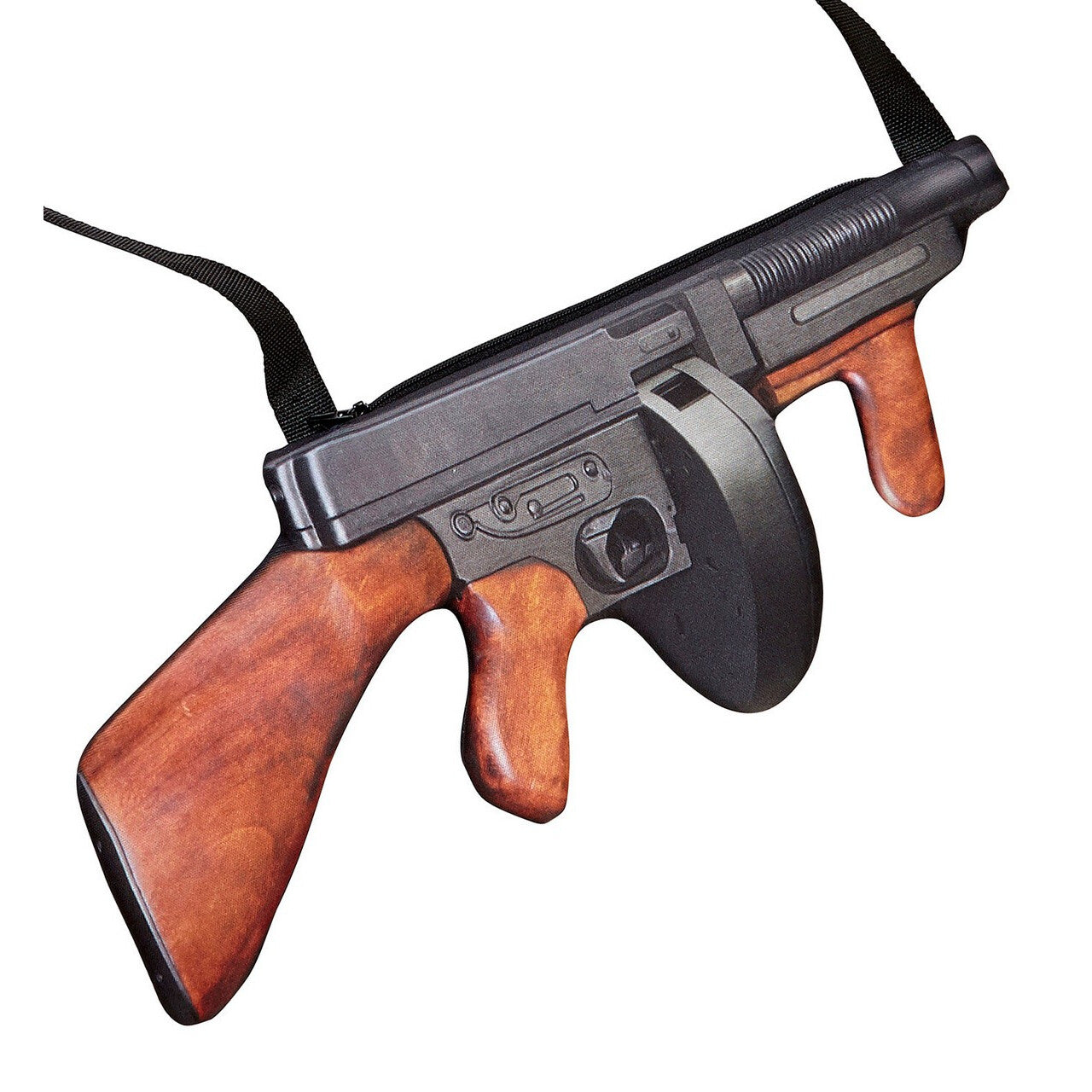 Op deze afbeelding zie je een Accessoires, van het merk Widmann. Handtas Machinegeweer Tommy Gun