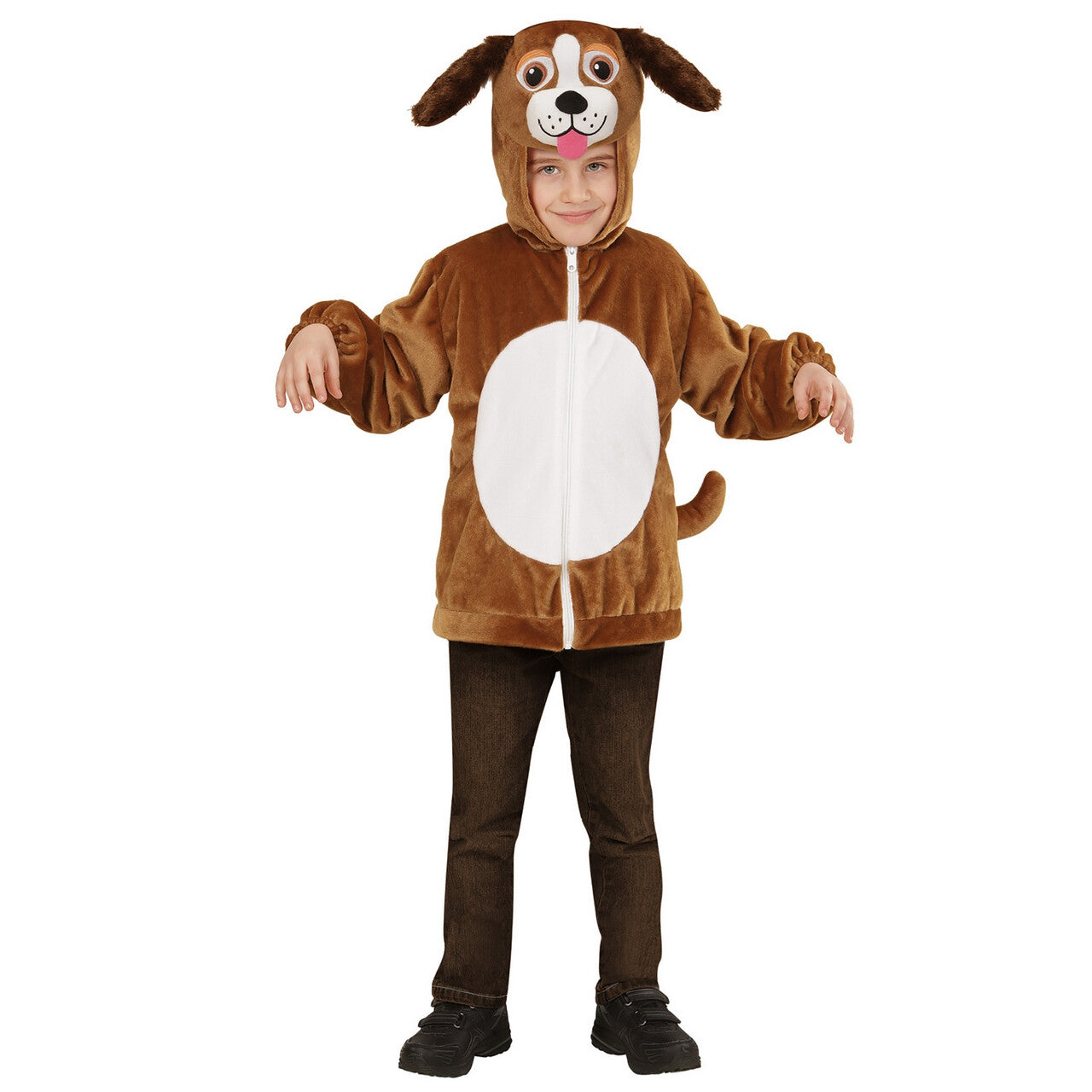 Op deze afbeelding zie je een Kostuums, van het merk Widmann. Hoodie 98 Centimeter Trouwe Hond Kind