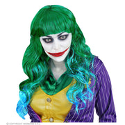 Op deze afbeelding zie je een Accessoires, van het merk Widmann. Groene Algen Pruik Zeemeermin Joker
