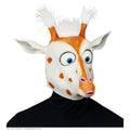 Scheel Kijkende Giraffe Masker Met Pluche Haartjes