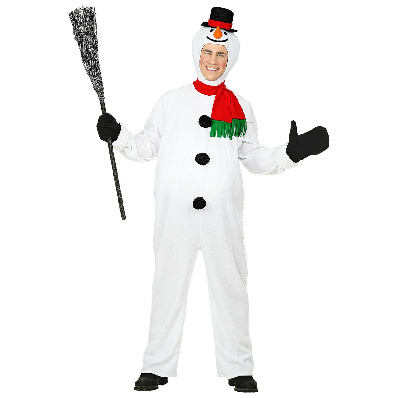 Op deze afbeelding zie je een Kostuums, van het merk Widmann. Kouwelijke Sneeuwpop Kerstvakantie Kostuum