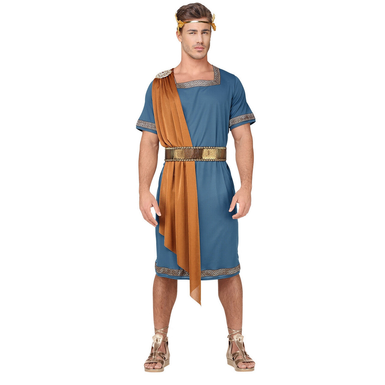 Op deze afbeelding zie je een Kostuums, van het merk Widmann. Senator Oude Rome Brutus Man Kostuum
