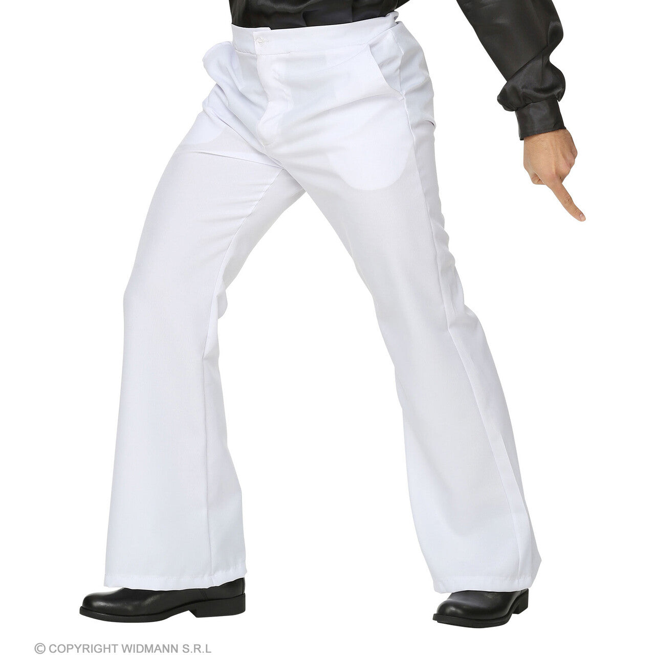 Op deze afbeelding zie je een Kostuums, van het merk Widmann. Witte Soul Broek John Man