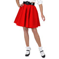 Plooirok Rock And Roll Rood Vrouw