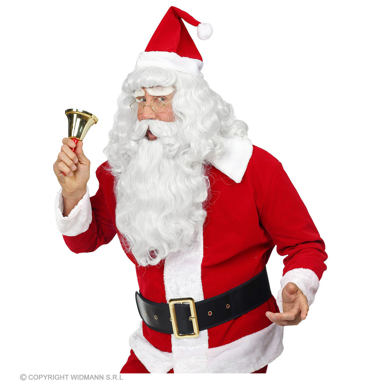 Op deze afbeelding zie je een Accessoires, van het merk Widmann. Enige Echte Kerstman Baard, Snor En Pruik