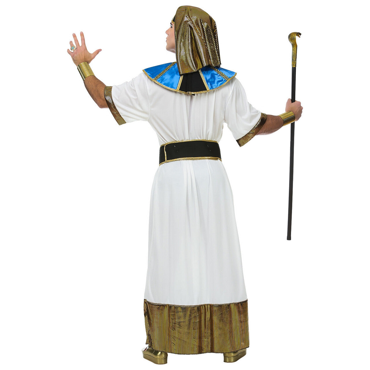 Op deze afbeelding zie je een Kostuums, van het merk Widmann. Heerser Van De Nijl Farao Thoetmoses Man Kostuum