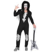 Op deze afbeelding zie je een Kostuums, van het merk Widmann. Heavy Metal Rock Star Kiss Man Kostuum
