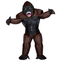 Opblaasbaar Machtige Rwanda Gorilla Kostuum