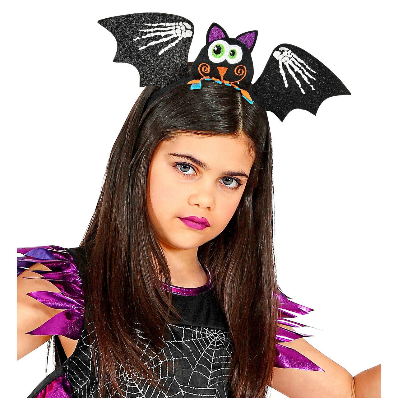 Op deze afbeelding zie je een Accessoires, van het merk Widmann. Halloween Haarband Vrolijke Vleermuis