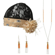 Op deze afbeelding zie je een Accessoires, van het merk Widmann. Swingende Jaren 20 Flapper Set