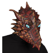 Op deze afbeelding zie je een Accessoires, van het merk Widmann. Masker Vuurspuwende Draak