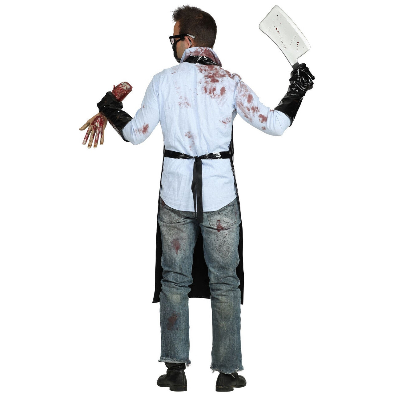 Op deze afbeelding zie je een Kostuums, van het merk Widmann. Horror Slager Halloween Hakker Man Kostuum
