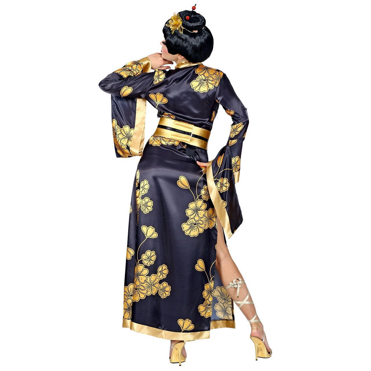 Op deze afbeelding zie je een Kostuums, van het merk Widmann. Li San Lotus Geisha China Vrouw Kostuum
