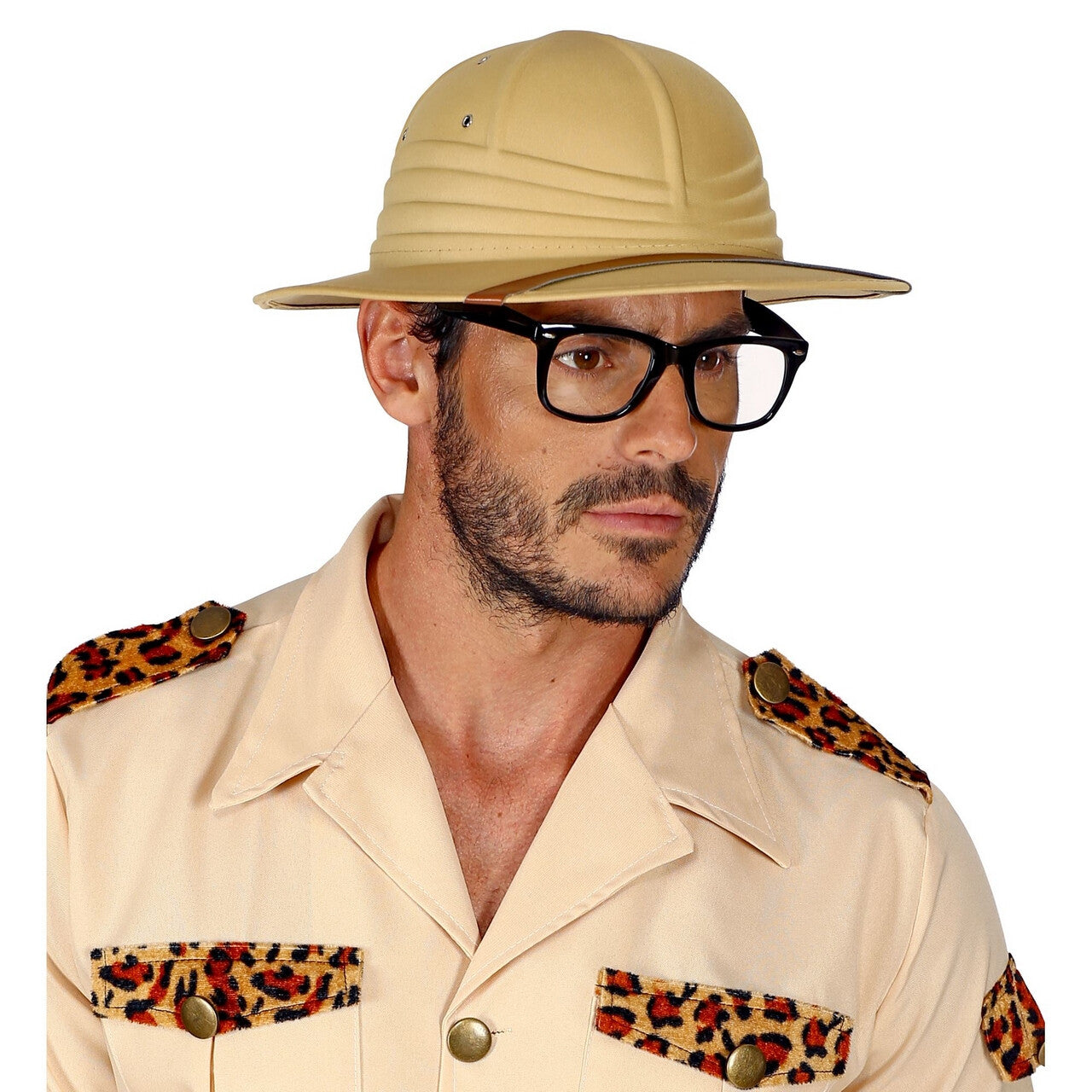 Op deze afbeelding zie je een Accessoires, van het merk Widmann. Tropenhelm Safari Afrika