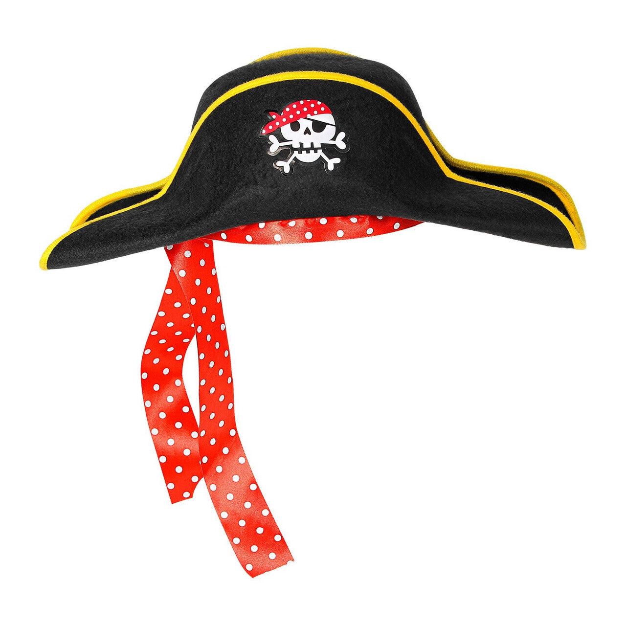 Op deze afbeelding zie je een Accessoires, van het merk Widmann. Piratenhoed Afschrikwekkende Zeerover