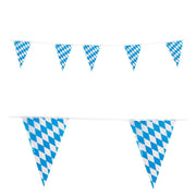 Op deze afbeelding zie je een Decoratie, van het merk Widmann. Beierse Vlaggenlijn Oktoberfest 10 Meter