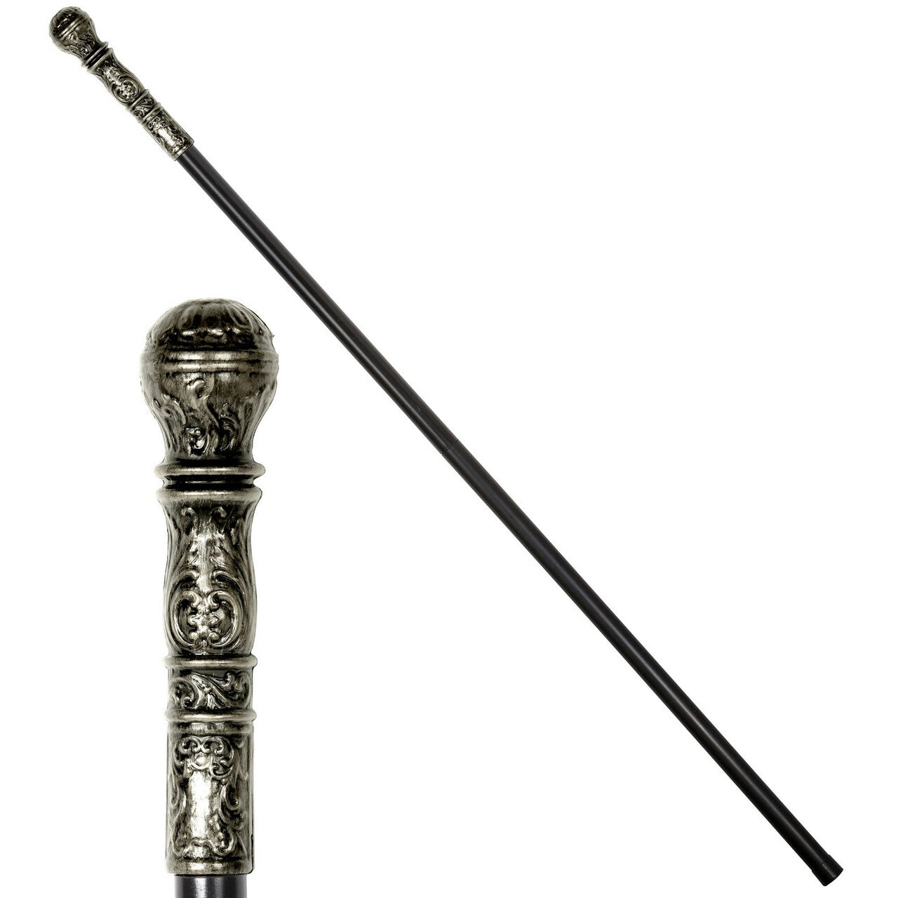 Op deze afbeelding zie je een Accessoires, van het merk Widmann. Inklapbare Wandelstok Graaf IJdeltuit 108 Centimeter