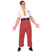 Op deze afbeelding zie je een Kostuums, van het merk Widmann. Te Slim Om Mooi Te Zijn Nerd Man Kostuum