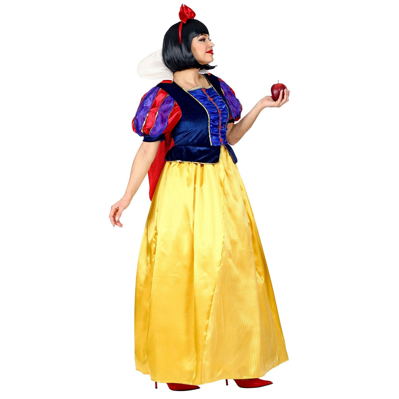 Op deze afbeelding zie je een Kostuums, van het merk Widmann. Sneeuwwitje Veel Mooier Dan Haar Stiefmoeder Vrouw Kostuum