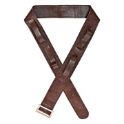 Op deze afbeelding zie je een Accessoires, van het merk Widmann. Bruine Riem Met 4 Lussen Voor Wapens