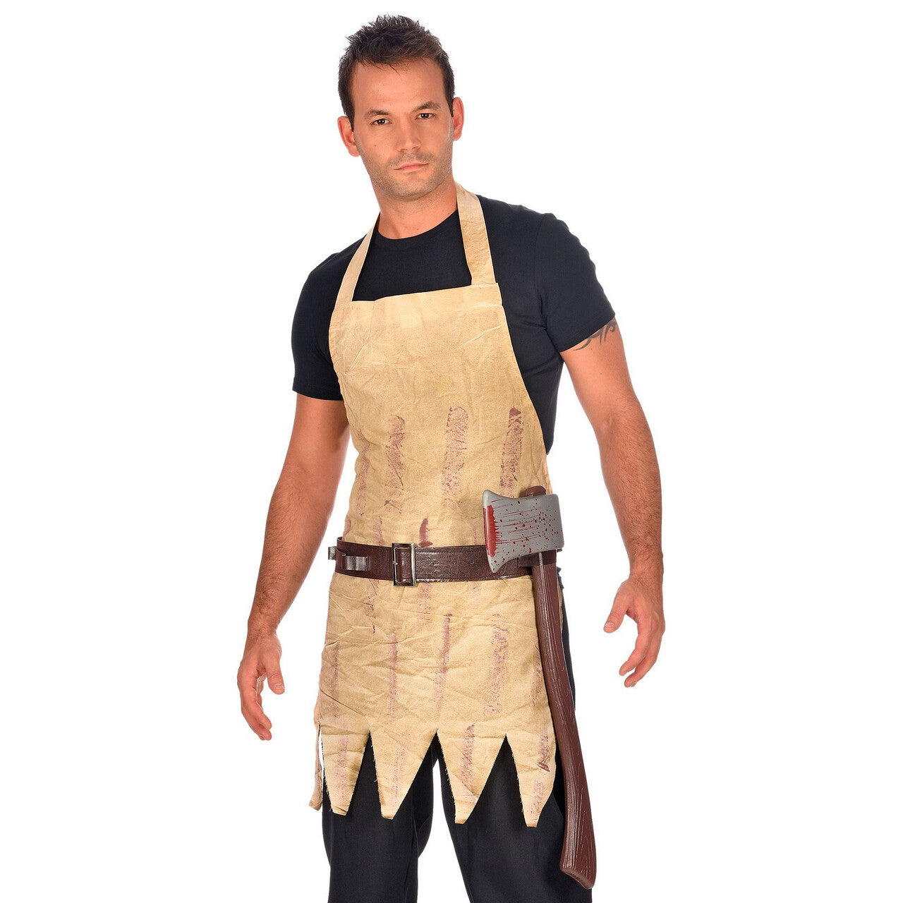 Op deze afbeelding zie je een Accessoires, van het merk Widmann. Bruine Riem Met 4 Lussen Voor Wapens