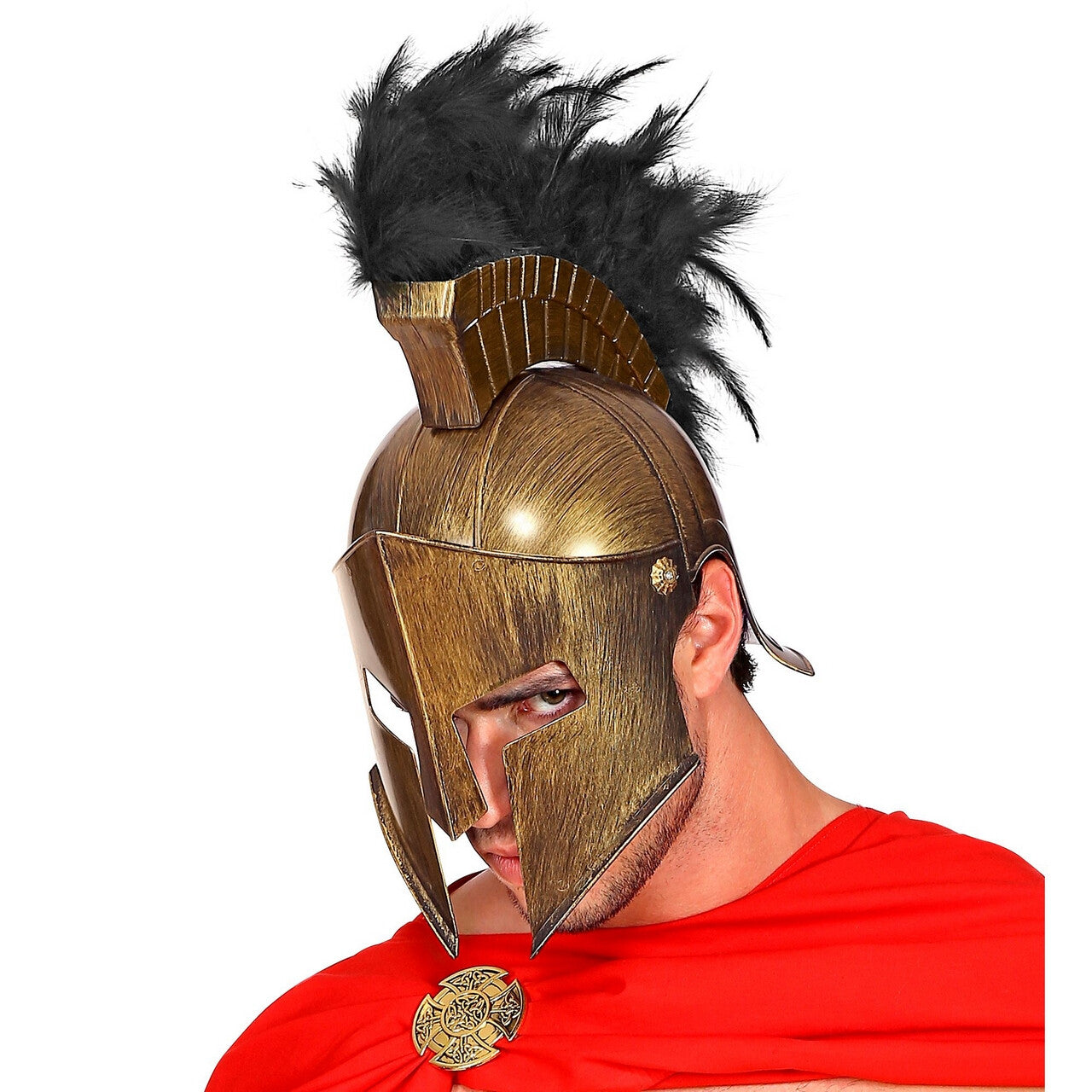 Op deze afbeelding zie je een Accessoires, van het merk Widmann. Spartaanse Helm Leonidas