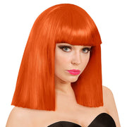 Op deze afbeelding zie je een Accessoires, van het merk Widmann. Pruik Showgirl Steil Haar Koper