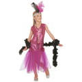 Roze Glitter Jaren 20 Showgirl Meisje Kostuum