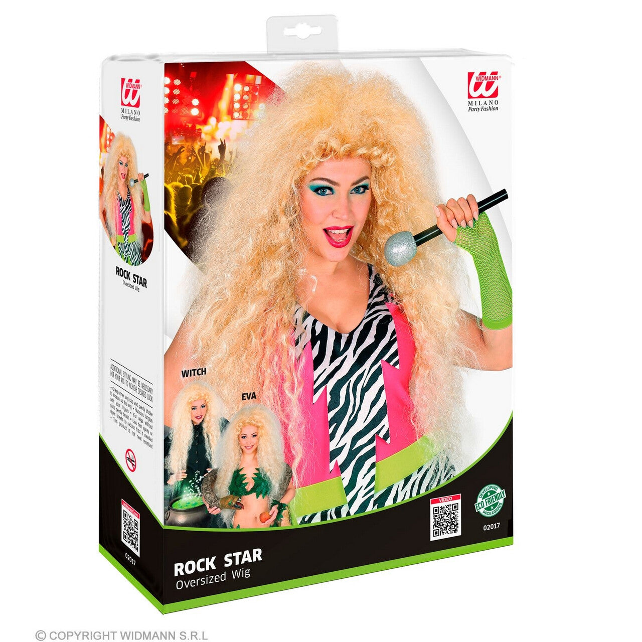 Op deze afbeelding zie je een Accessoires, van het merk Widmann. Jaren 80 Rock Chick Dee Dee