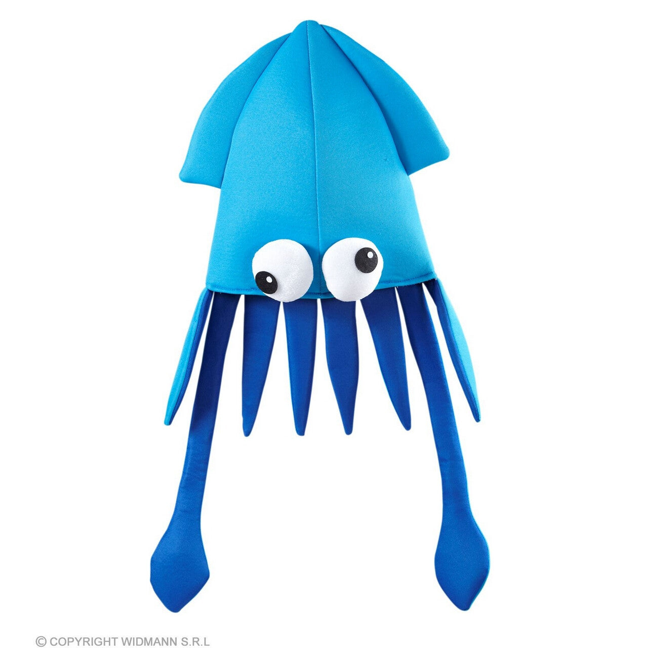 Op deze afbeelding zie je een Accessoires, van het merk Widmann. Oceaan Blauwe Geinige Inktvis