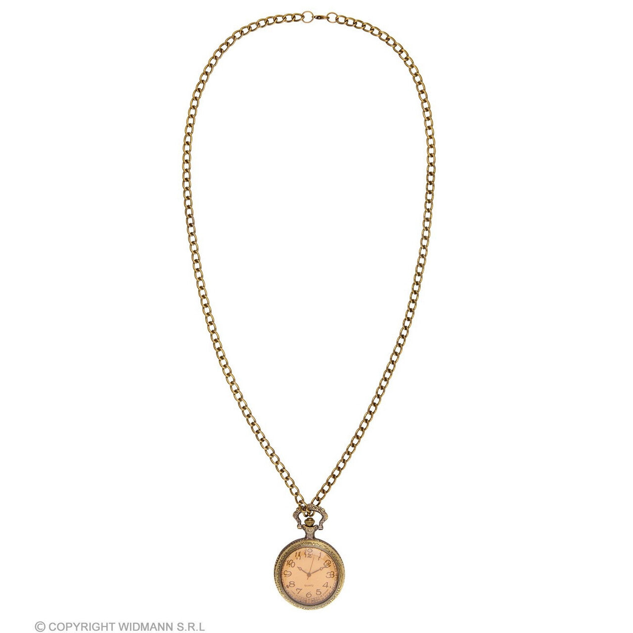 Op deze afbeelding zie je een Accessoires, van het merk Widmann. Altijd Bij De Tijd Horloge Ketting