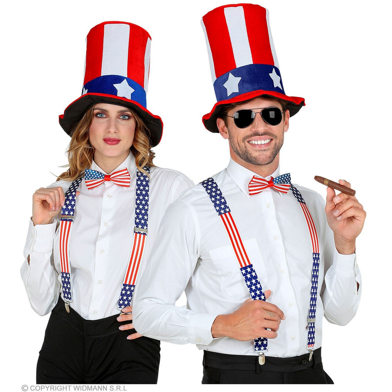 Op deze afbeelding zie je een Accessoires, van het merk Widmann. America First Set