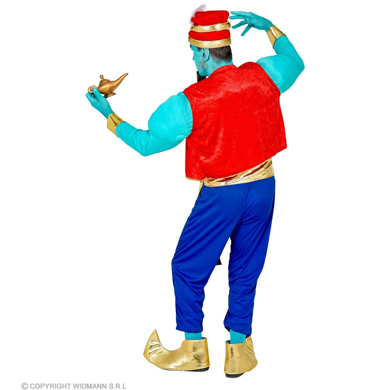 Op deze afbeelding zie je een Kostuums, van het merk Widmann. Geheel Tot Uw Dienst Geest Man Kostuum